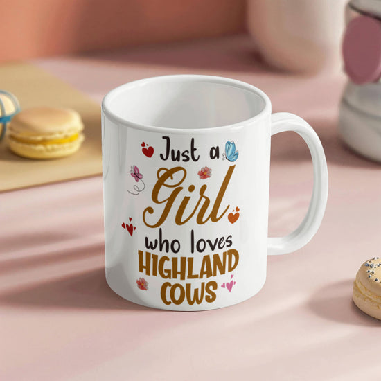 Just a Girl – Ceramic Mug - Marlofy.com