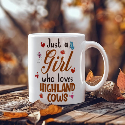 Just a Girl – Ceramic Mug - Marlofy.com