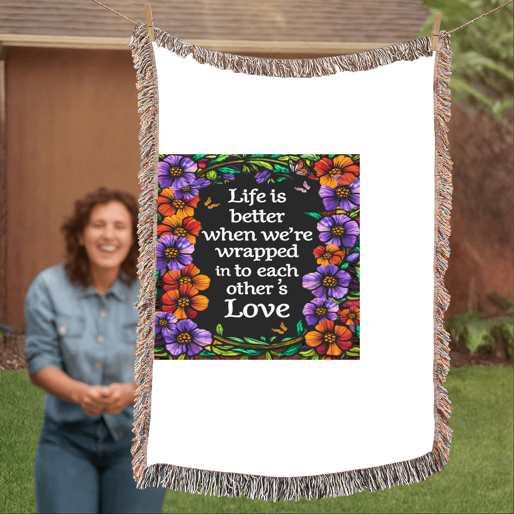 Life is Better With You - Heirloom Blanket - Marlofy.com