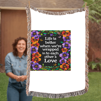 Life is Better With You - Heirloom Blanket - Marlofy.com