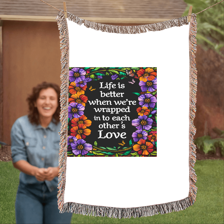 Life is Better With You - Heirloom Blanket - Marlofy.com