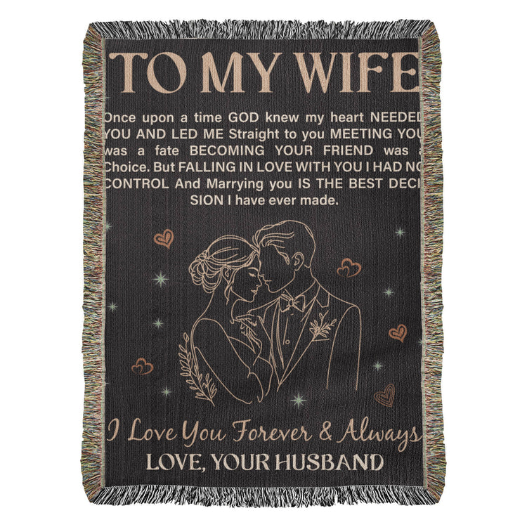 To My Wife - Heirloom Blanket - Marlofy.com