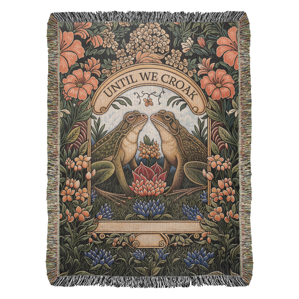 Til We Croak - Heirloom Blanket - Marlofy.com