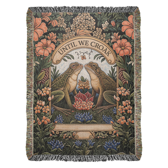 Til We Croak - Heirloom Blanket - Marlofy.com