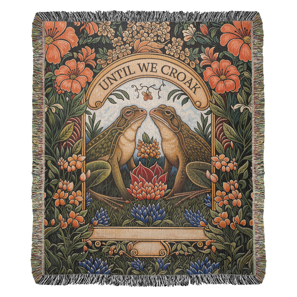 Til We Croak - Heirloom Blanket - Marlofy.com