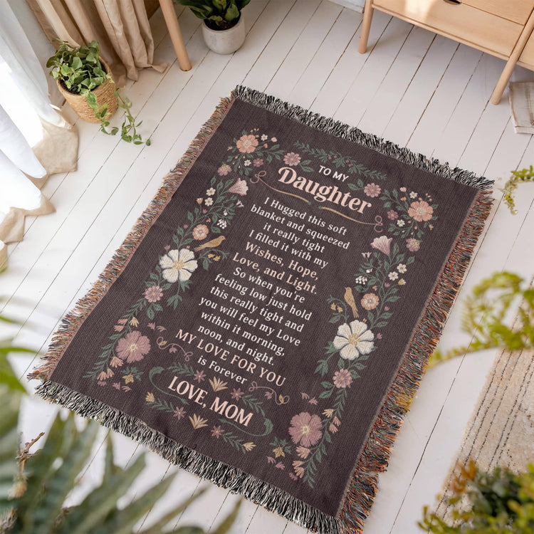 To My Daughter - Heirloom Blanket - Marlofy.com