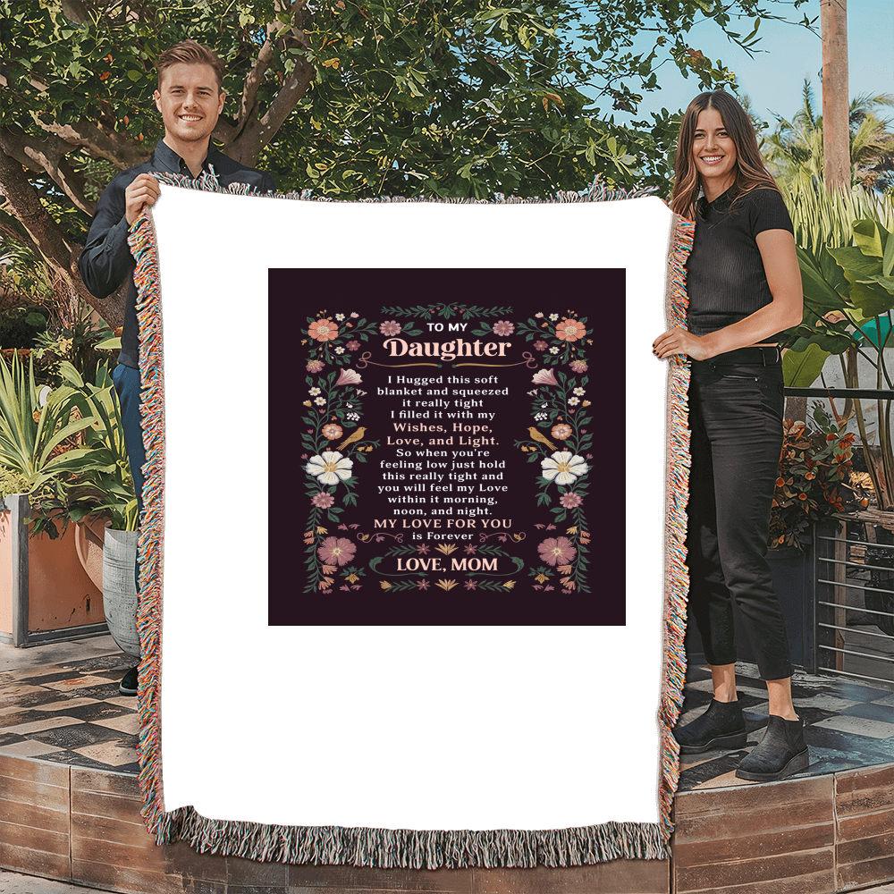 To My Daughter - Heirloom Blanket - Marlofy.com