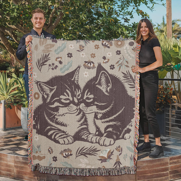 Cat Lovers - Heirloom Blanket - Marlofy.com