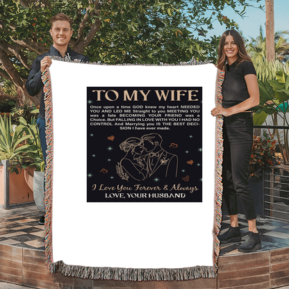To My Wife - Heirloom Blanket - Marlofy.com