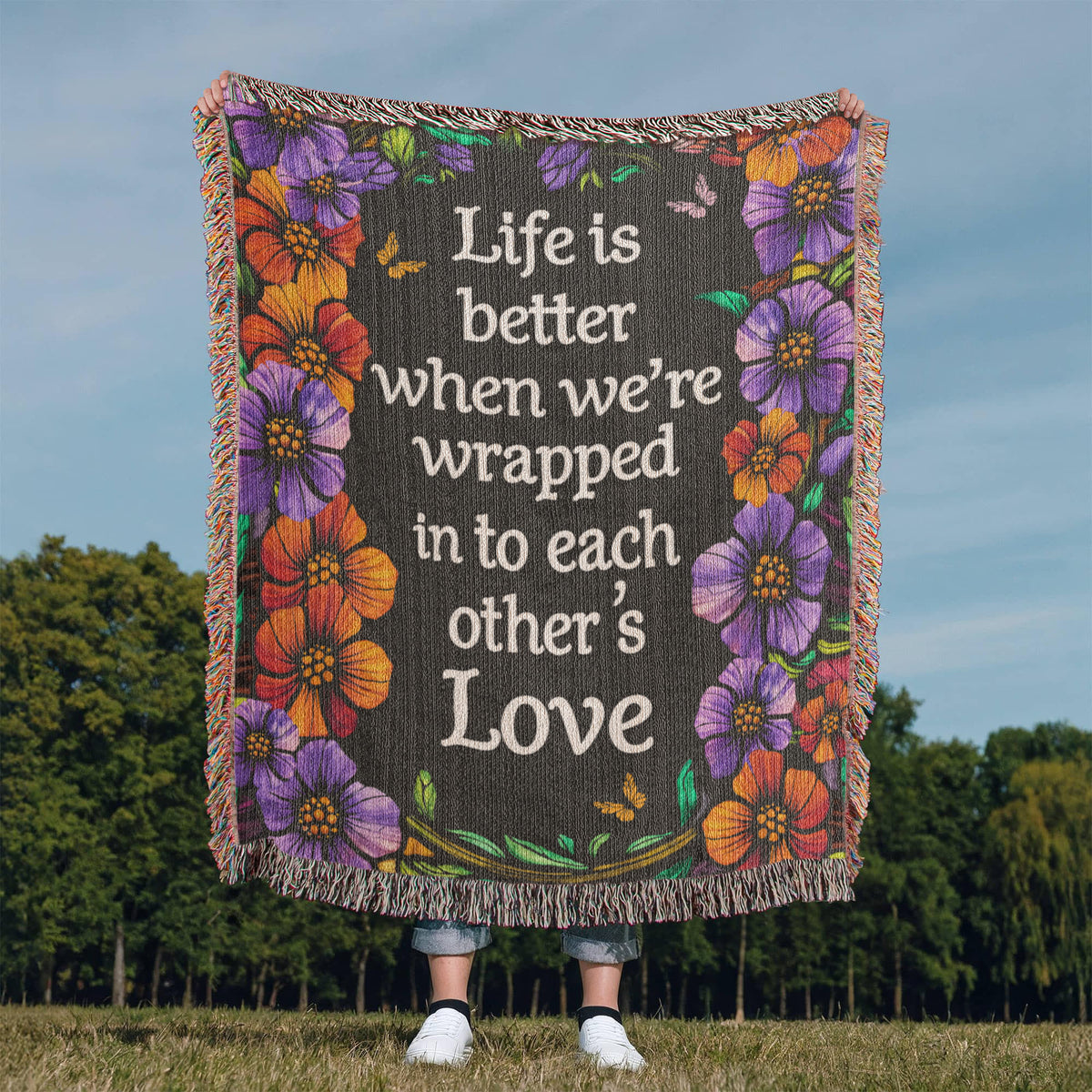 Life is Better With You - Heirloom Blanket - Marlofy.com
