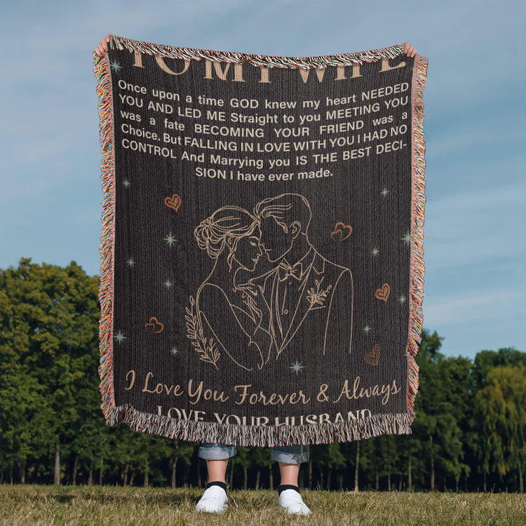 To My Wife - Heirloom Blanket - Marlofy.com