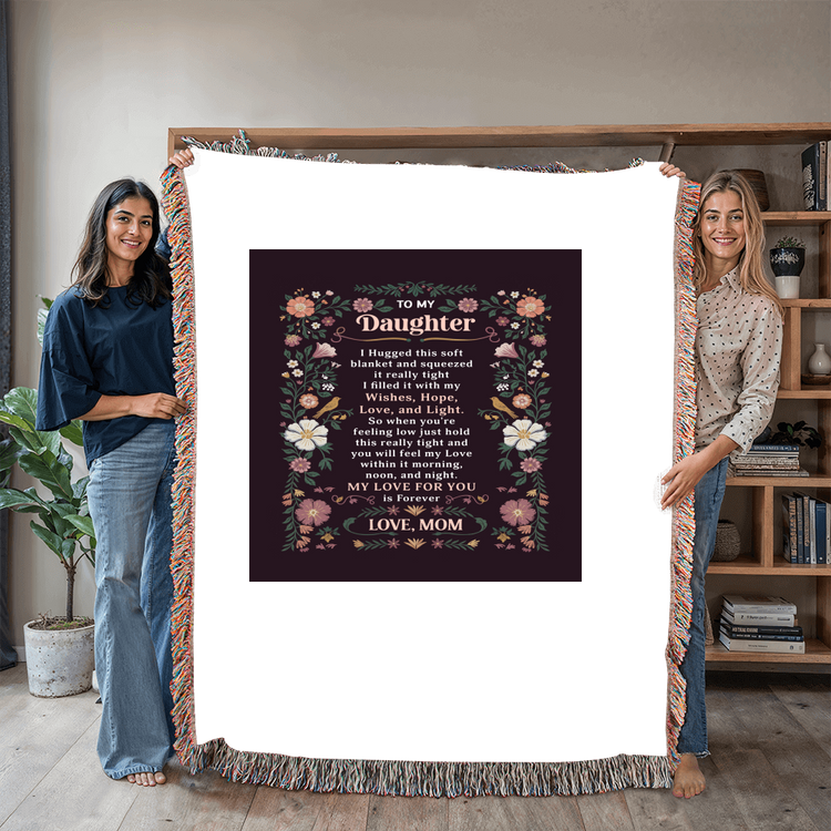 To My Daughter - Heirloom Blanket - Marlofy.com