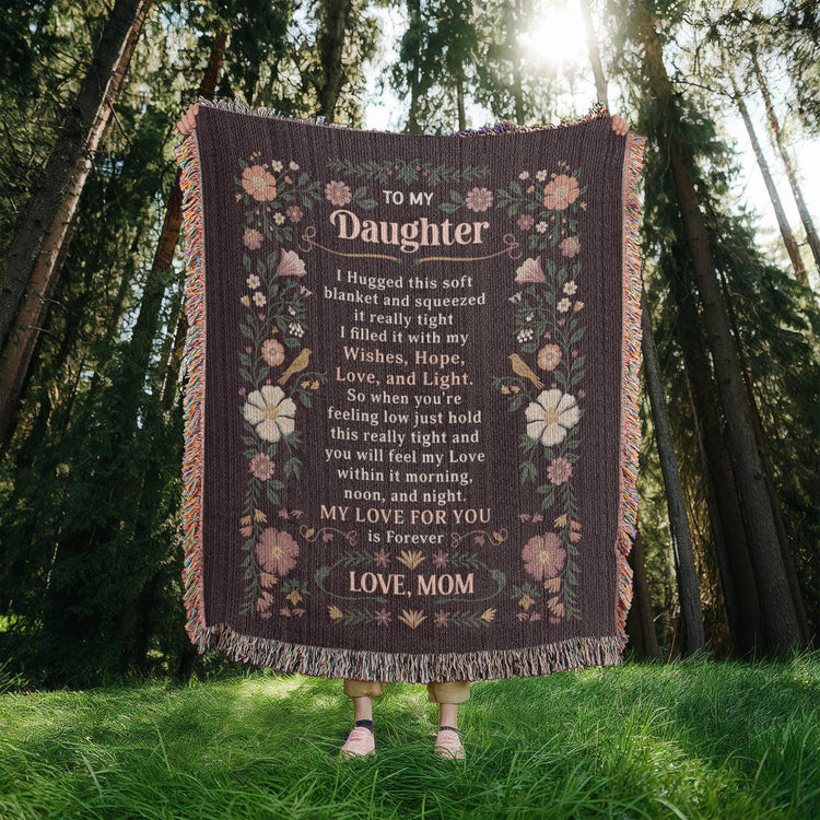 To My Daughter - Heirloom Blanket - Marlofy.com