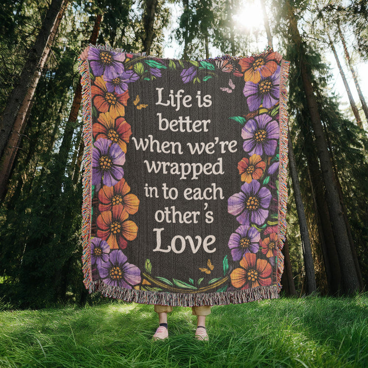 Life is Better With You - Heirloom Blanket - Marlofy.com