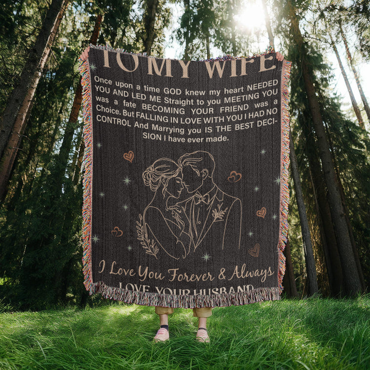 To My Wife - Heirloom Blanket - Marlofy.com