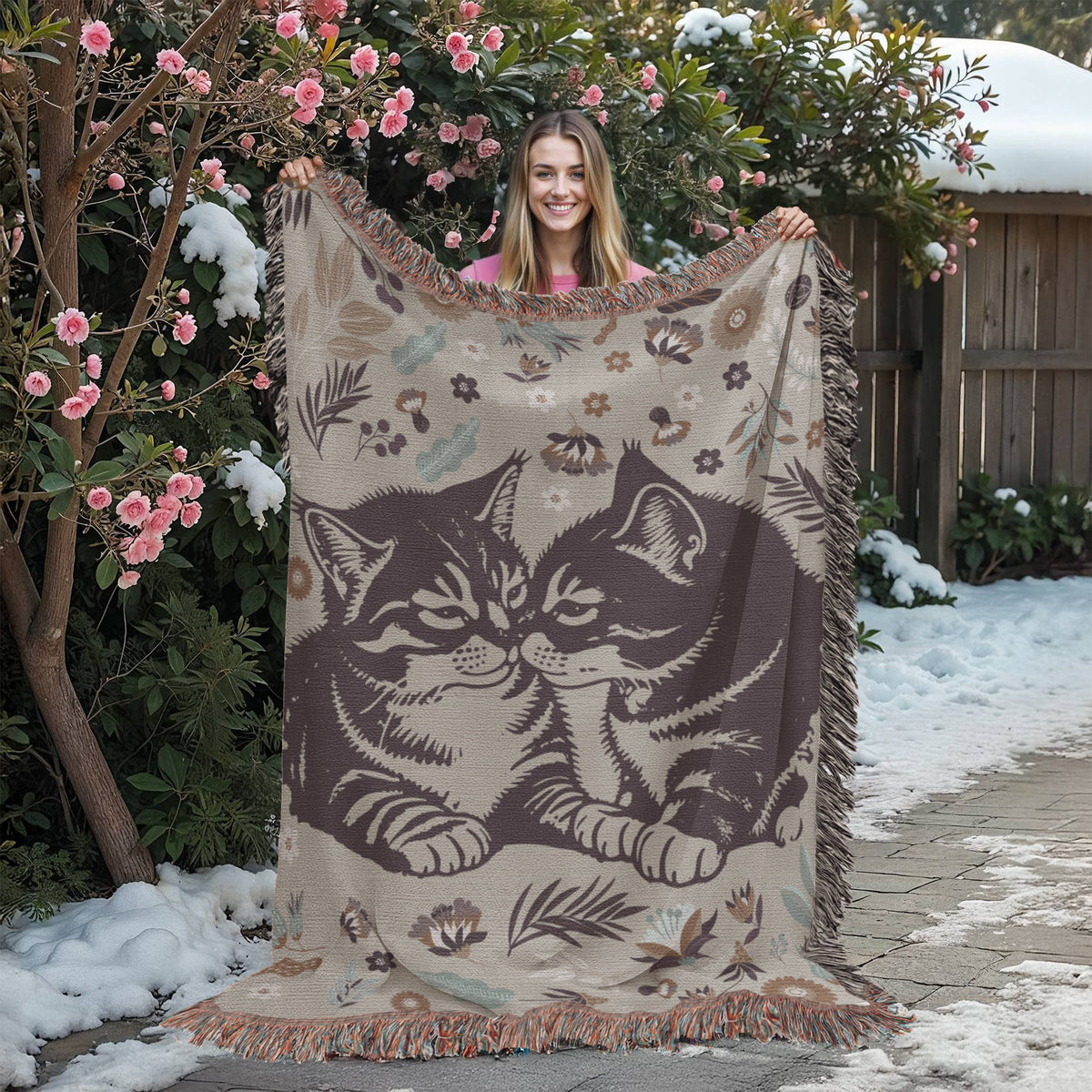 Cat Lovers - Heirloom Blanket - Marlofy.com