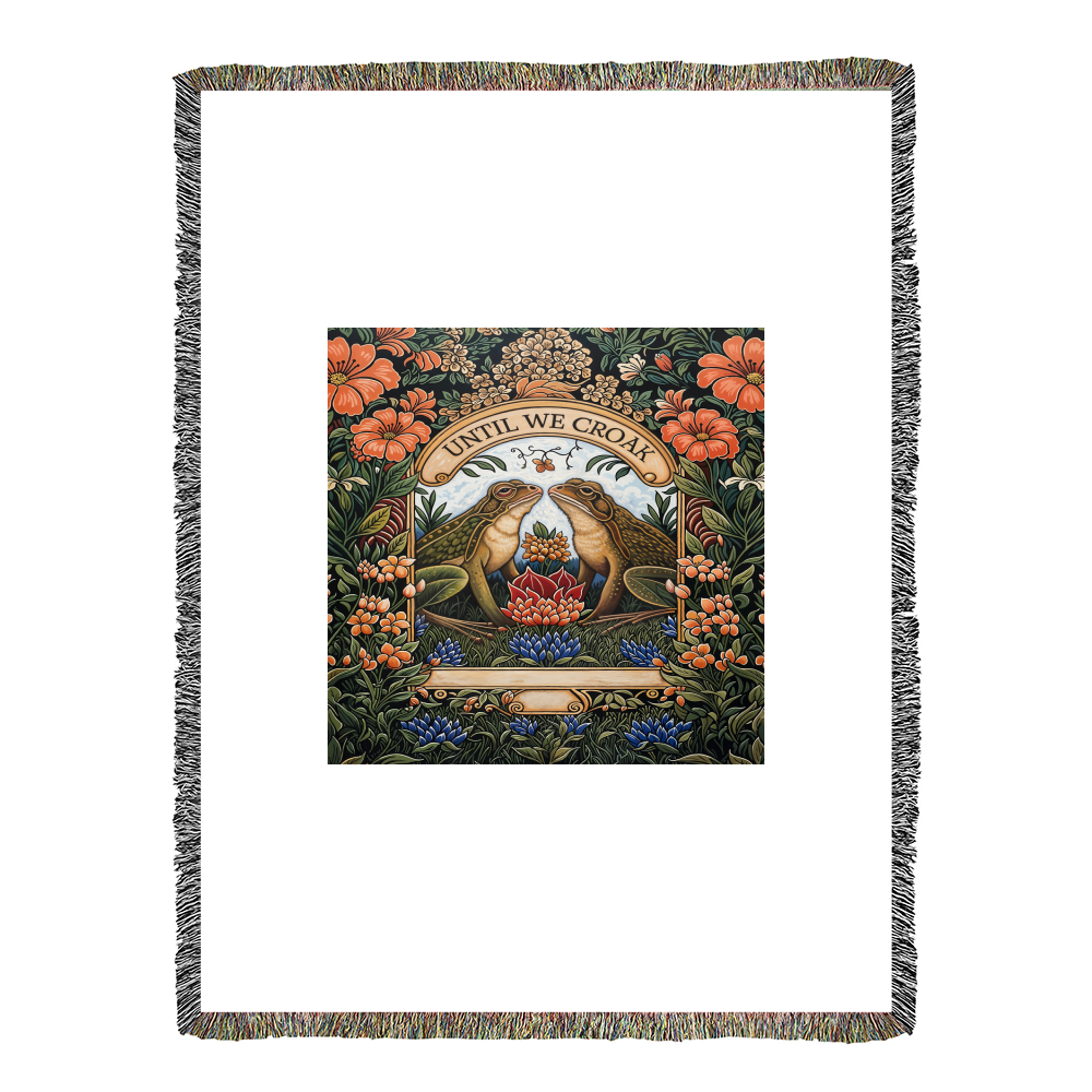 Til We Croak - Heirloom Blanket - Marlofy.com