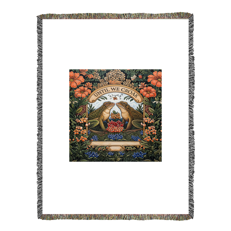 Til We Croak - Heirloom Blanket - Marlofy.com