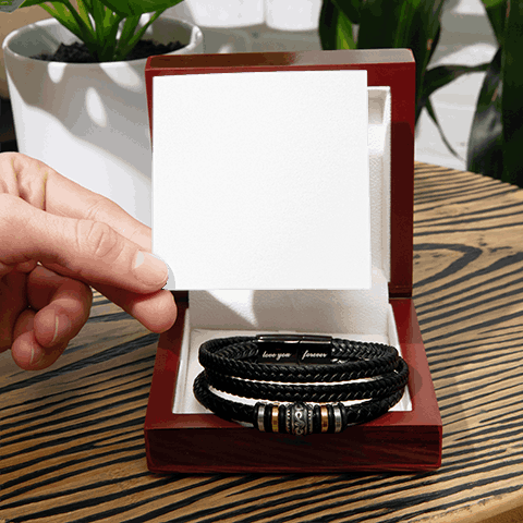 Pages of My Life Love You Forever (To My Grandson) – Bracelet - Marlofy.com